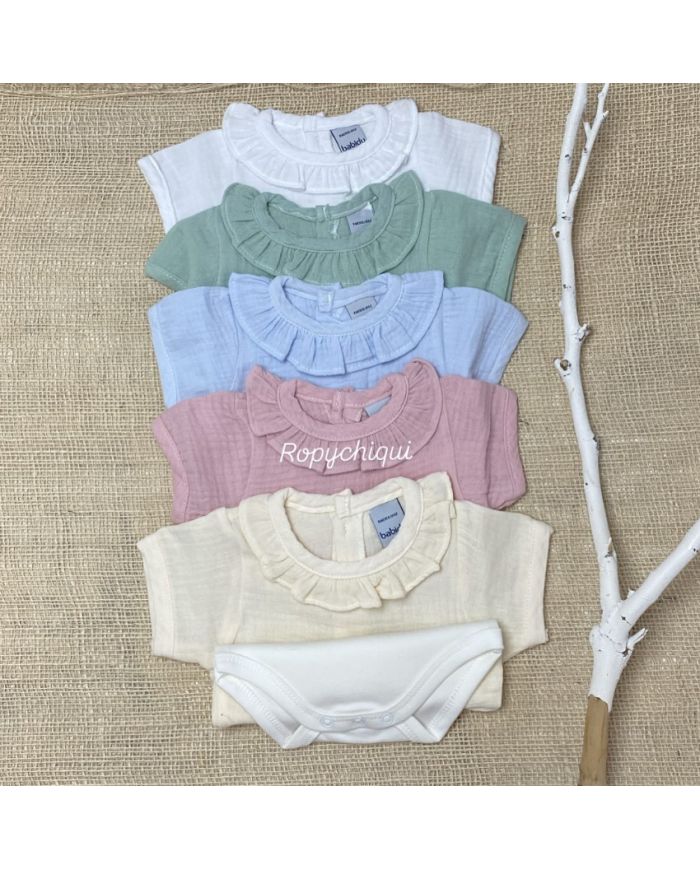 Body Bambula manga corta Babidu 1721