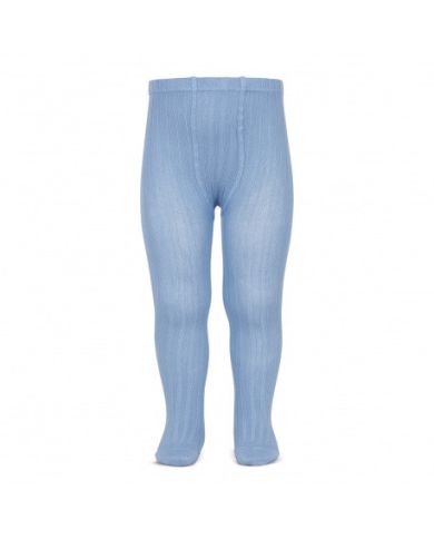 Leotardos básicos canalé AZULADO 2016/1