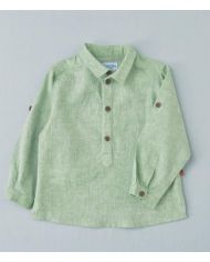 Camisa lino Cocote VERDE 53072