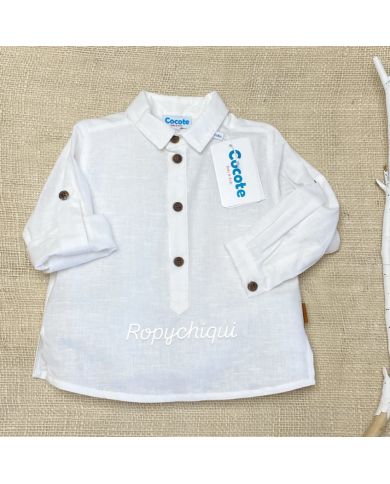 Camisa lino Cocote BLANCO 53072