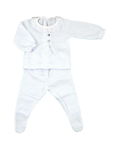 Conjunto Jubon + Polaina Calamaro CELESTE 17471