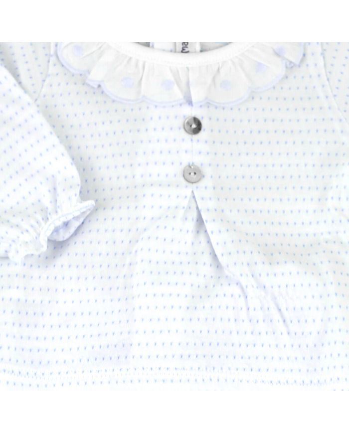 Conjunto Jubon + Polaina Calamaro CELESTE 17471