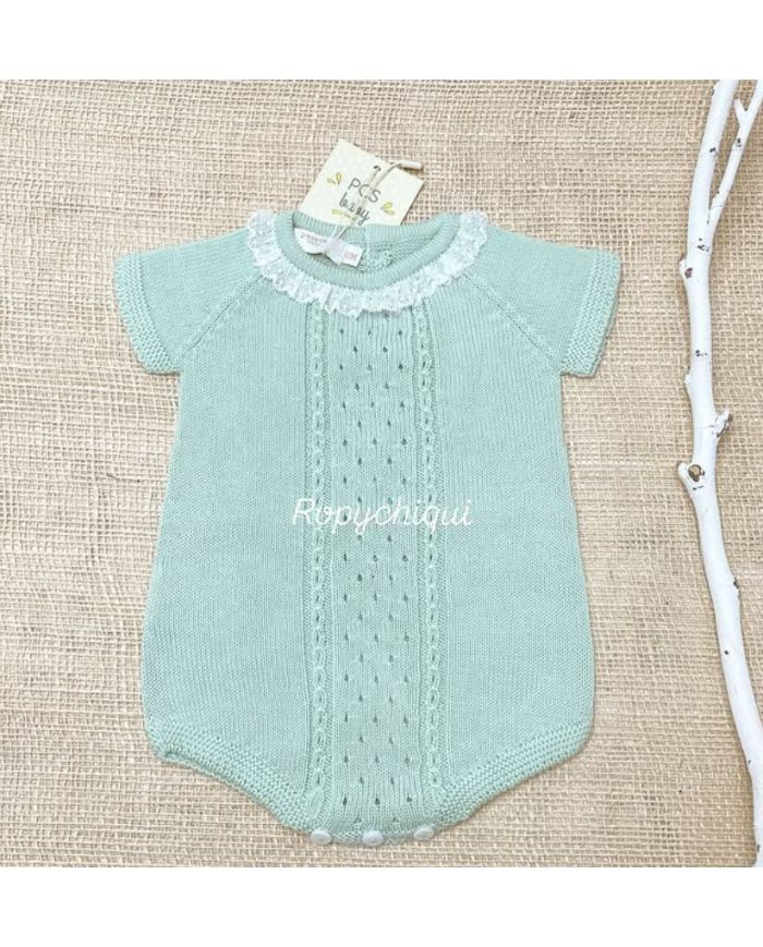 Pelele 100% Algodón Pecesa VERDE AGUA 982011