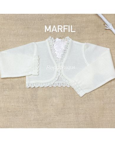 Rebeca 100 % acrílico MARFIL 124131