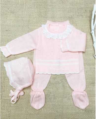 Conjunto 3 piezas caja 360 ROSA