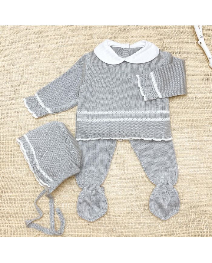 Conjunto 3 piezas caja 360 GRIS