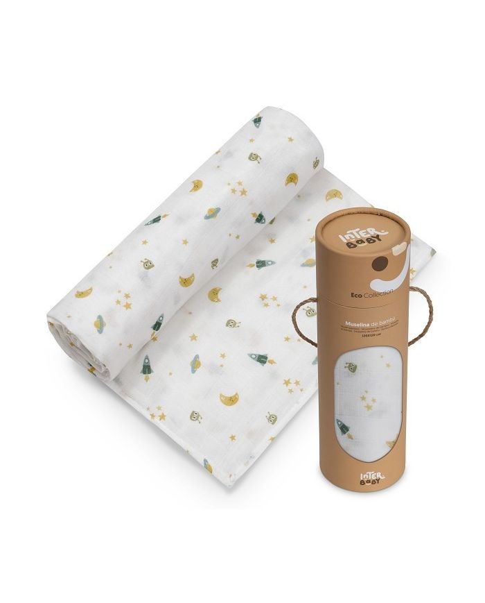 Muselina Bambú 120x120 Interbaby 98963