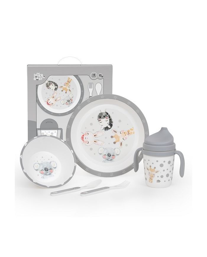 Set vajilla 5 piezas ANIMALES Interbaby Set38