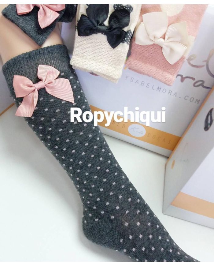 Calcetines altos con lazo Ysabel Mora OFERTA 🔴​ 32193