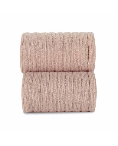 Leotardos básicos canalé ROSA EMPOLVADO 2016/1