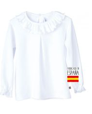 ÚLTIMAS UNIDADES ​🟡​​ Camisa cuello volante Titán Calamaro BLANCO 15023