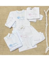 Conjunto interior primera puesta 122 Papá y Mamá talla única COLOR GRIS