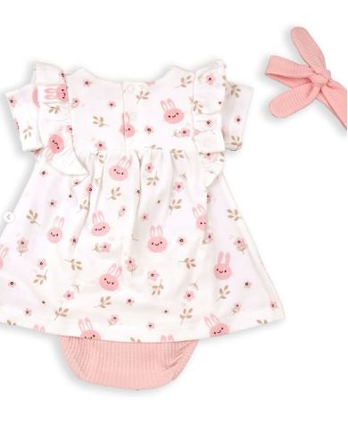 Conjunto 3 piezas braga, felpa y vestido 150080