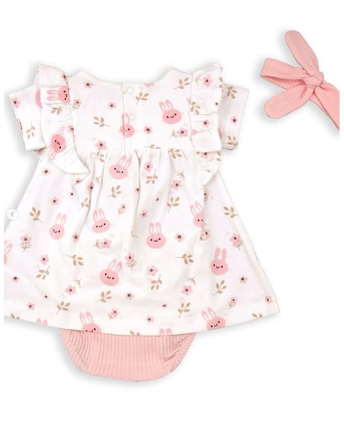 Conjunto 3 piezas braga, felpa y vestido 150080