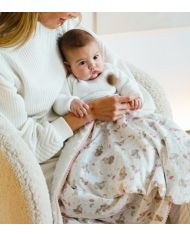 Manta coche 80x110 cm Interbaby ROSA 919