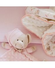 Manta coche 80x110 cm Interbaby ROSA 919