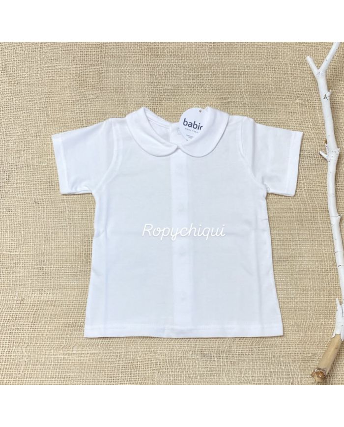 Camiseta manga corta cuello bebé Babidu 80115