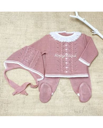 Conjunto 3 piezas caja ROSA PALO 1721
