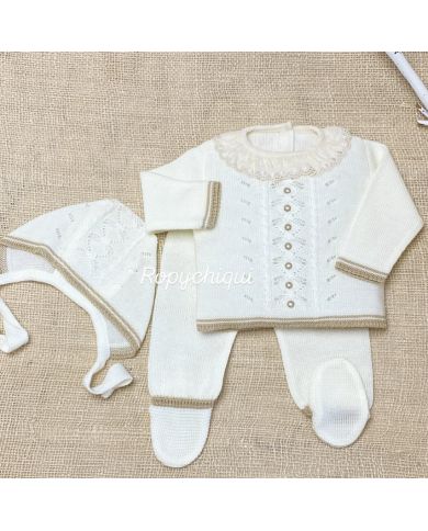 Conjunto 3 piezas caja CRUDO 1721