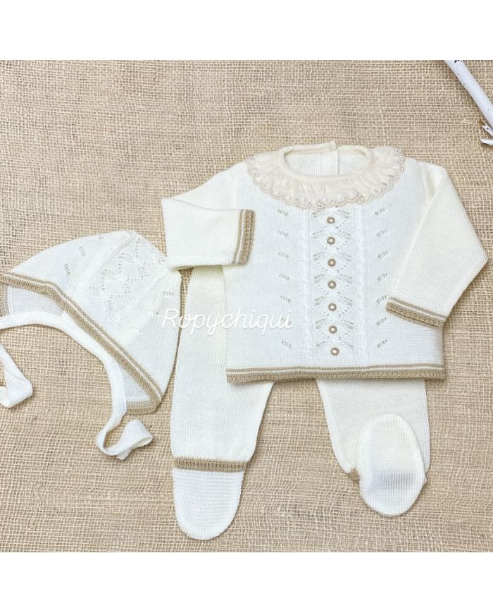 Conjunto 3 piezas caja CRUDO 1721