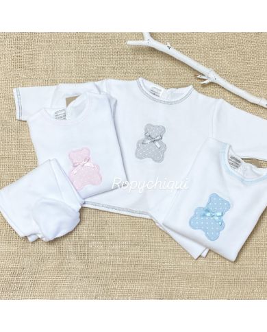 Conjunto polaina y jubón Algodón Mybabychic 127