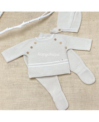 Conjunto 3 piezas LINO C8008