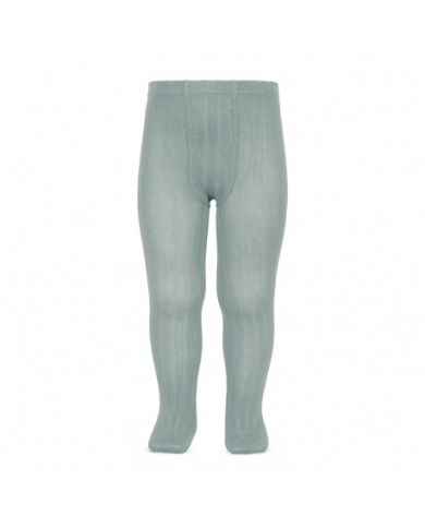 Leotardos básicos canalé VERDE SECO 2016/1