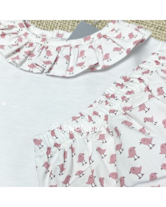 Conjunto 2 piezas algodón pololo tela 1014CO01