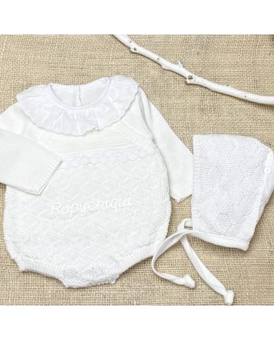 Conjunto 3 piezas, peto, jersey y capota 1733