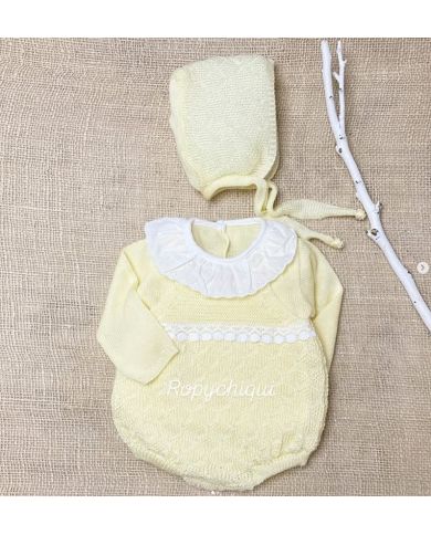 Conjunto 3 piezas, peto, jersey y capota 1733