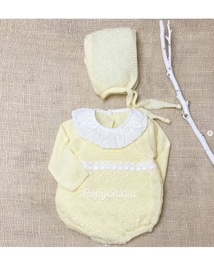 Conjunto 3 piezas, peto, jersey y capota 1733