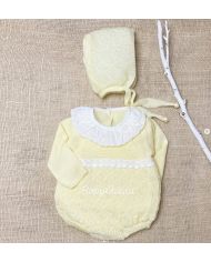 Conjunto 3 piezas, peto, jersey y capota 1733