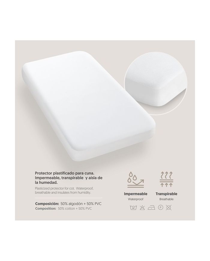 Protector de colchón plastificado cuna 00800
