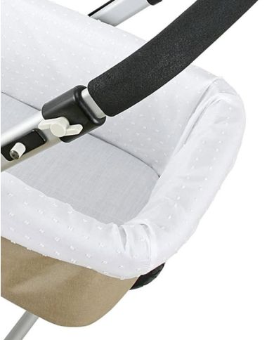 Guarnitura capazo plumeti simple BLANCO d129