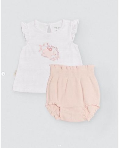 Conjunto 2 piezas manga corta (percha) Ysabel Mora ROSA 25400