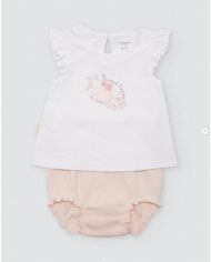 Conjunto 2 piezas manga corta (percha) Ysabel Mora ROSA 25400