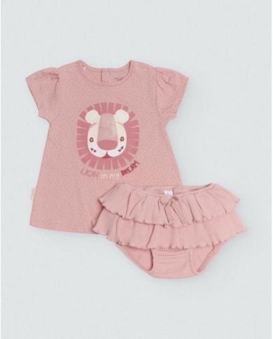 Conjunto con braga volante (percha) Ysabel Mora ROSA 25410