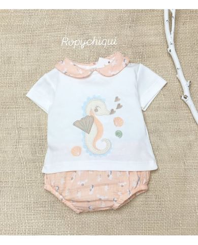Conjunto 2 piezas algodón y bambula 30943