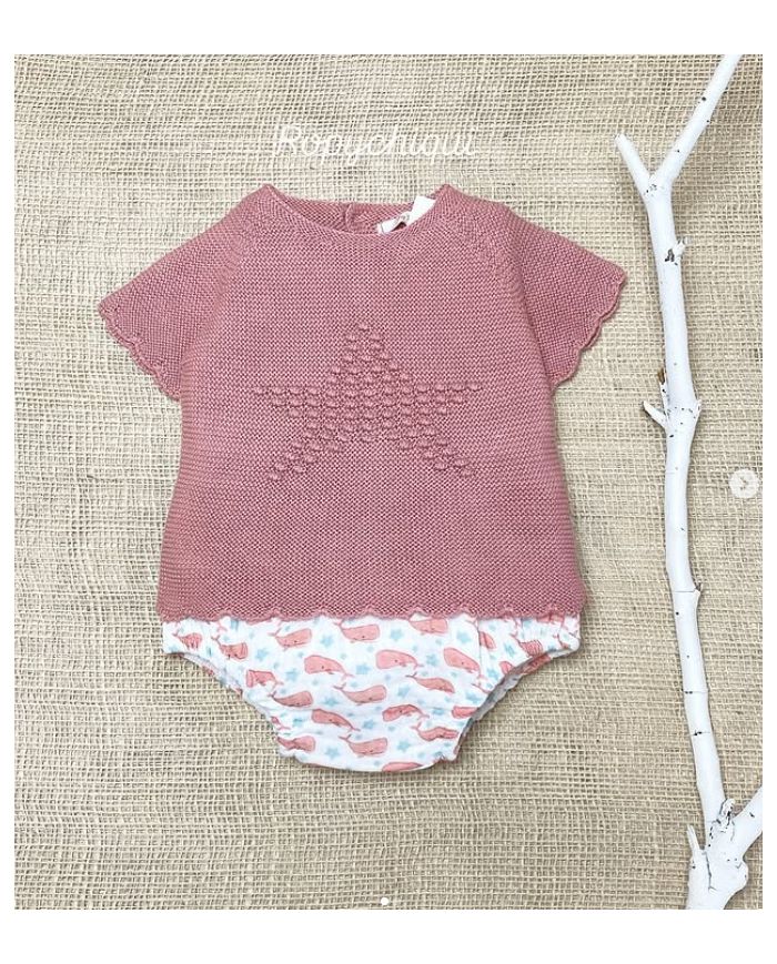Conjunto 2 piezas punto y bambula 31053