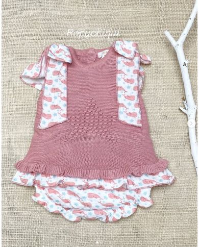 Conjunto 2 piezas punto y bambula 31052