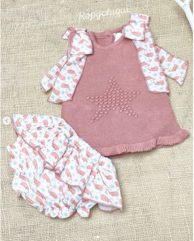 Conjunto 2 piezas punto y bambula 31052