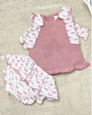 Conjunto 2 piezas punto y bambula 31052
