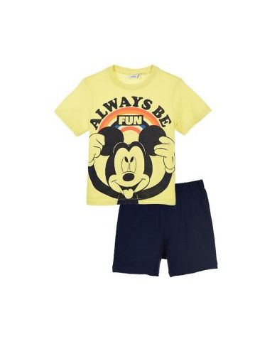 Conjunto Pijama manga corta Mickey Sun City UE2029