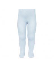 Leotardos básicos punto liso AZUL BEBE 2019/1