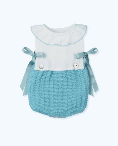 Pelele con baberola cuello desmontable OASIS 9707