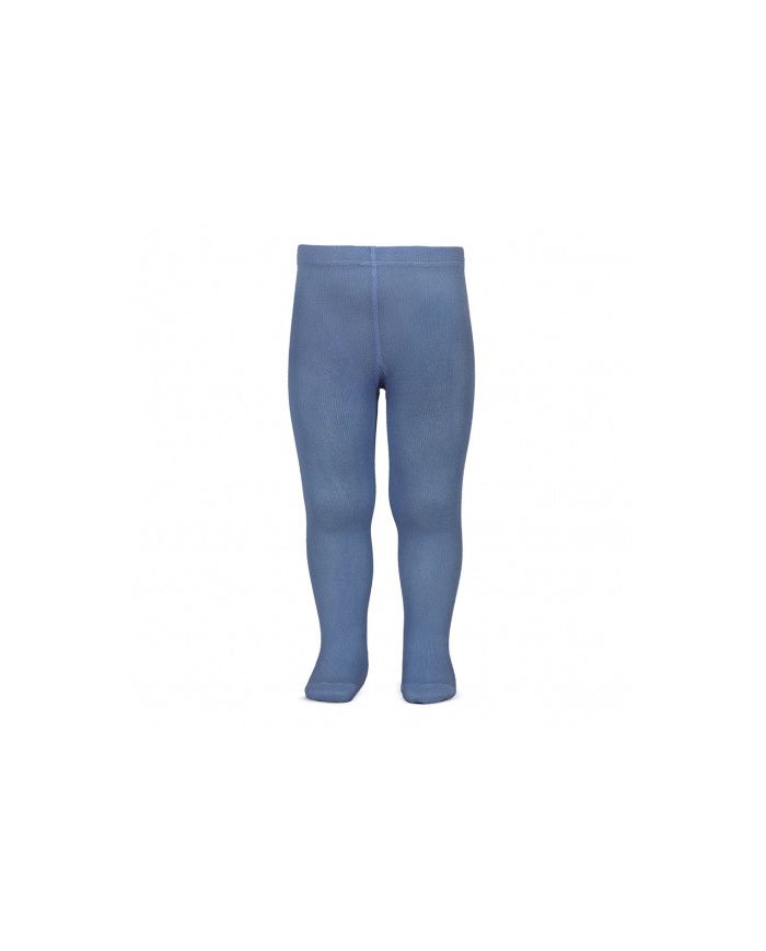 Leotardos básicos punto liso AZUL FRANCIA 2019/1