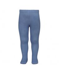 Leotardos básicos punto liso AZUL FRANCIA 2019/1