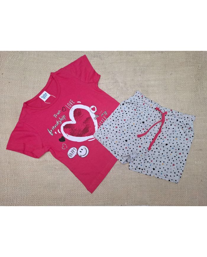 Pijama niña manga corta Tobogan 22117051