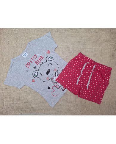 Pijama niña manga corta Tobogan 22117052