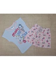 Pijama niña manga corta Tobogan 22117056